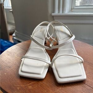 ALDO Women's Cream Strappy Sandals